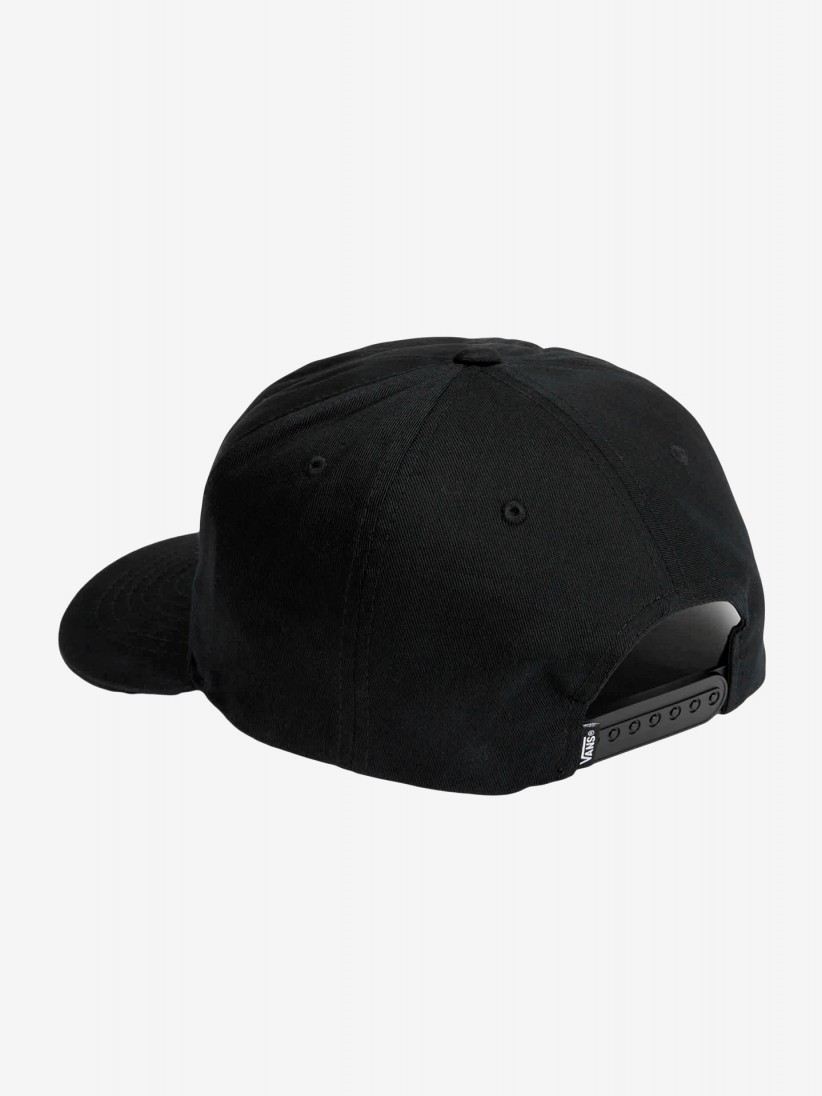 Bon� Vans Drop V Logo Snapback Preto