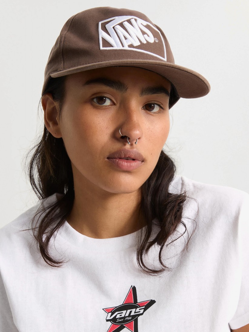 Bon� Vans Formula Snapback Castanho