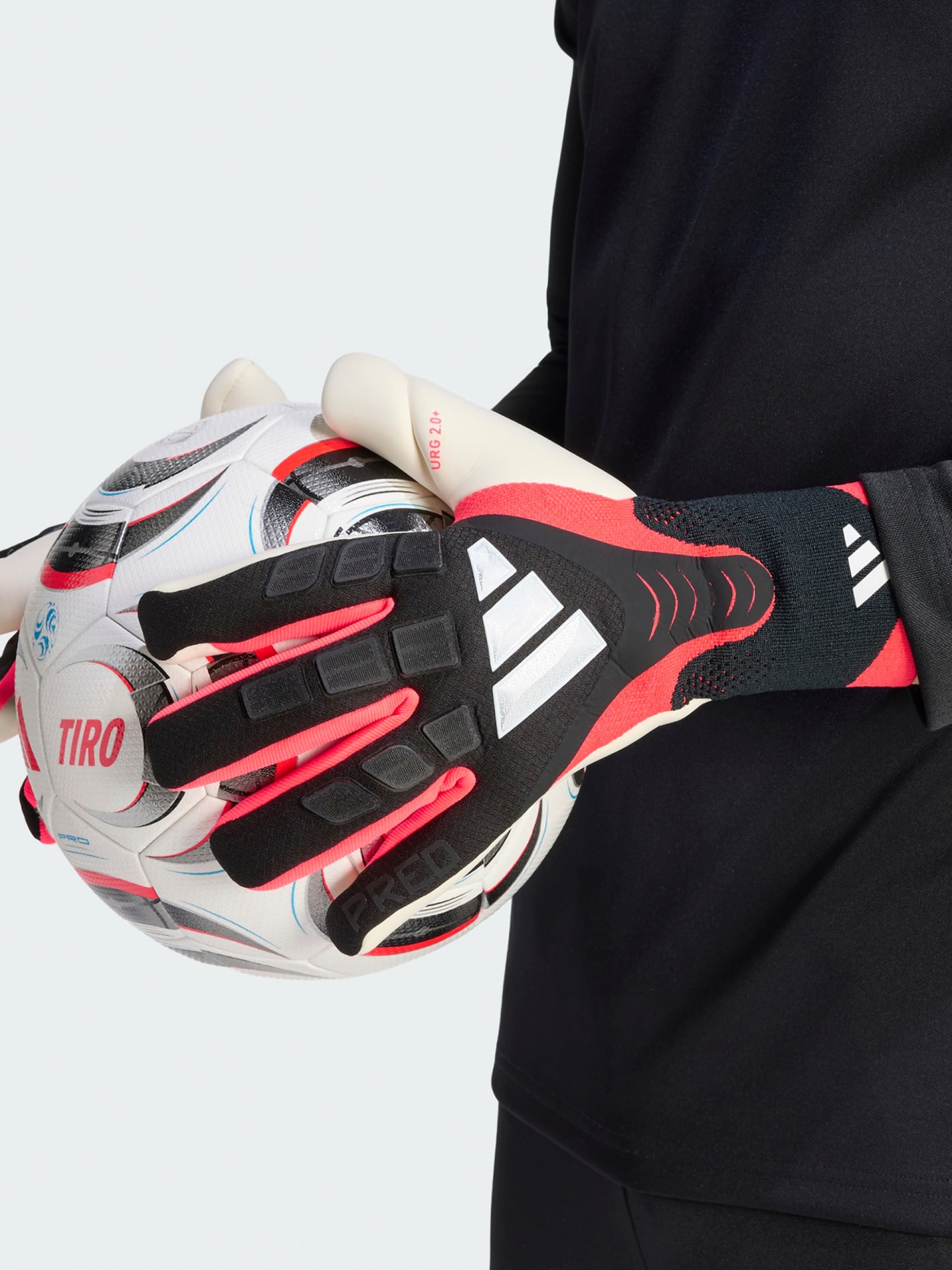 Luvas de Guarda-Redes Adidas Predator Pro Pretas e Rosa