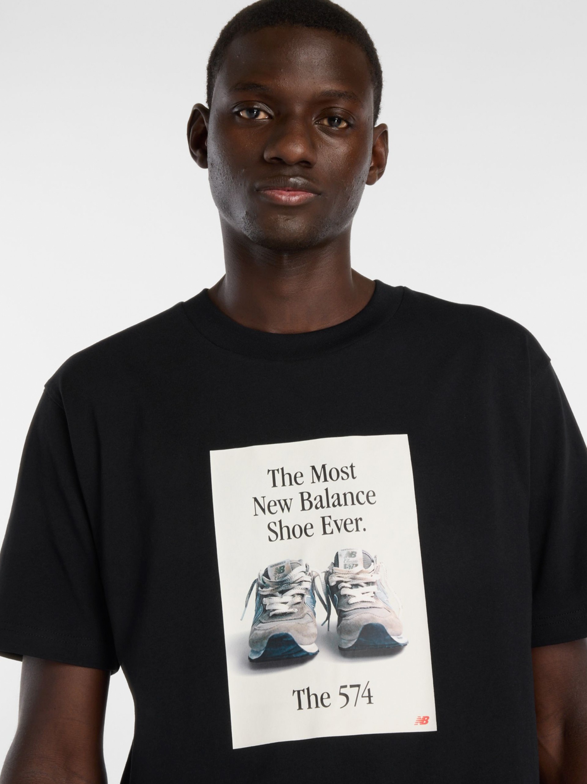 New Balance 574 Ad Black T-shirt