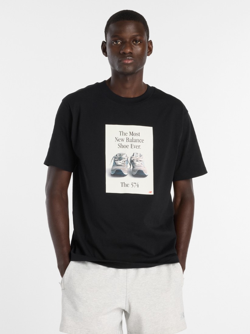 Camiseta New Balance 574 Ad Negra