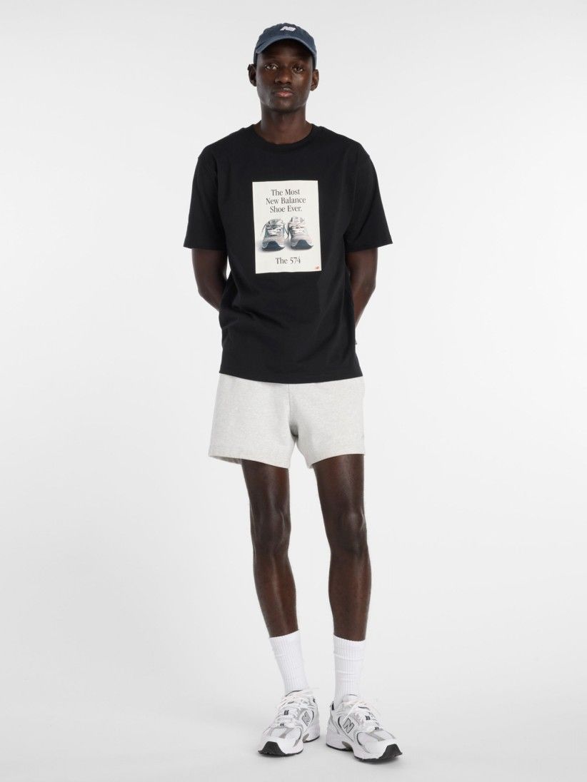 Camiseta New Balance 574 Ad Negra