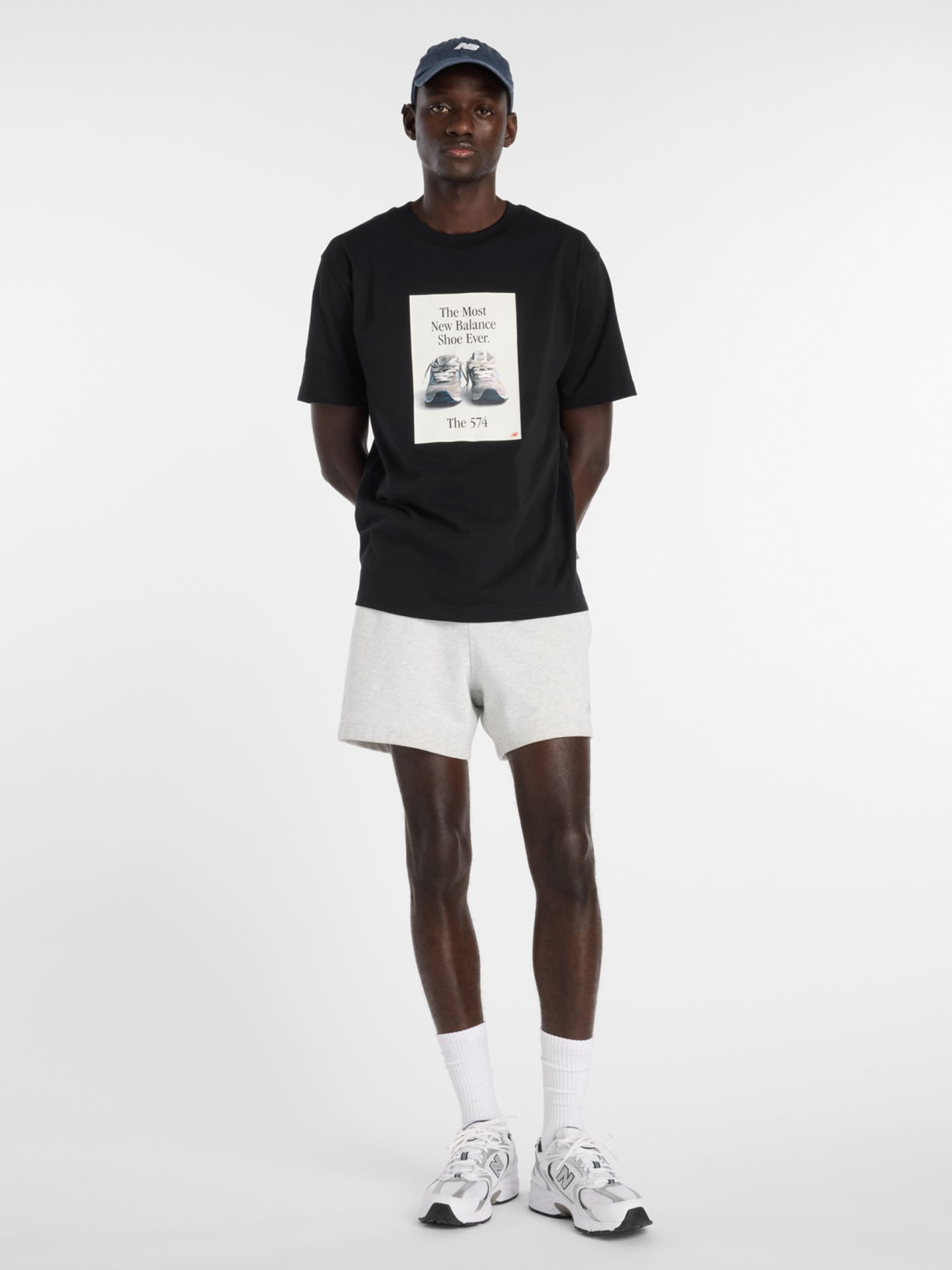 Camiseta New Balance 574 Ad Negra