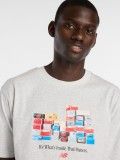 Camiseta New Balance Boxes Gris