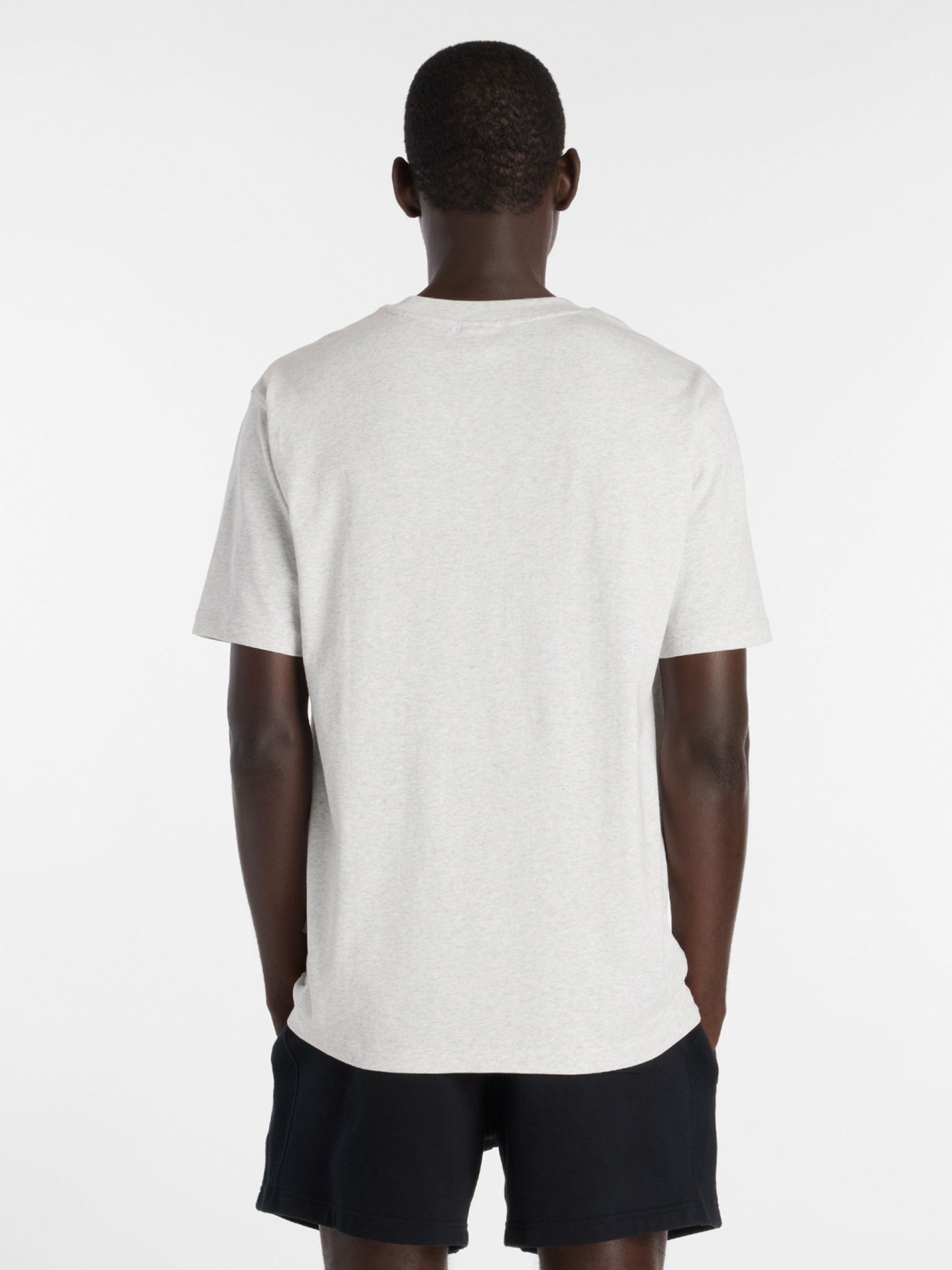 T-shirt New Balance Boxes Cinzenta