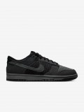 Sapatilhas Nike Dunk Low Retro Premium Pretas Para Homem