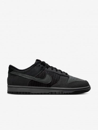 Zapatillas Nike Dunk Low Retro Premium Negras Para Hombre