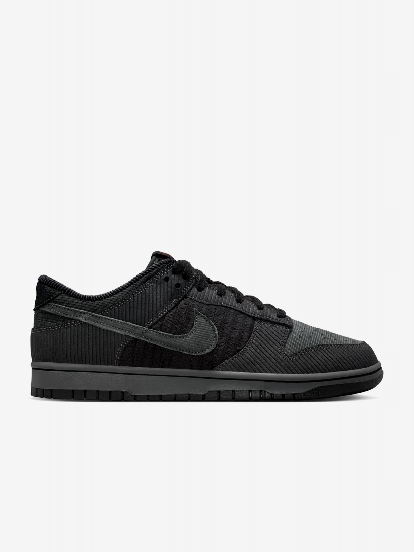 Sapatilhas Nike Dunk Low Retro Premium Pretas Para Homem