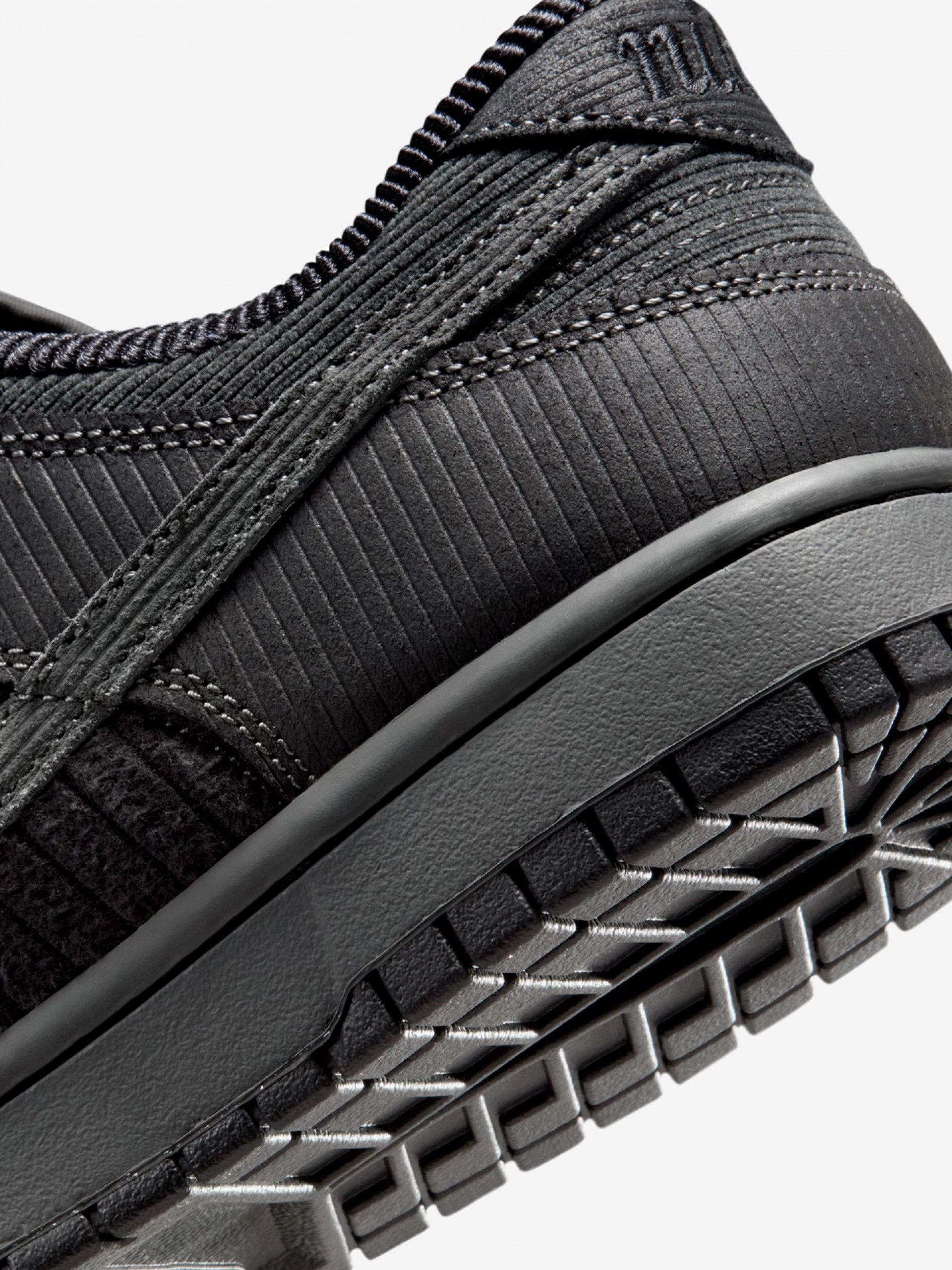 Zapatillas Nike Dunk Low Retro Premium Negras Para Hombre