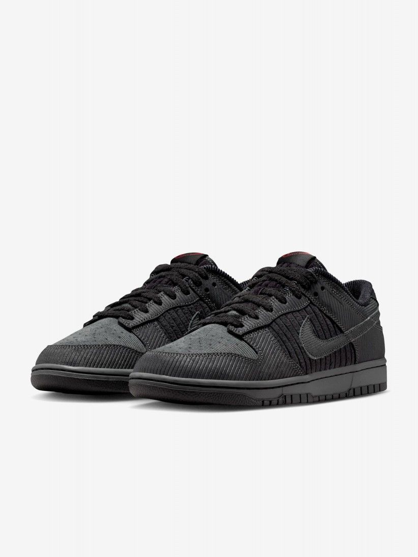Sapatilhas Nike Dunk Low Retro Premium Pretas Para Homem