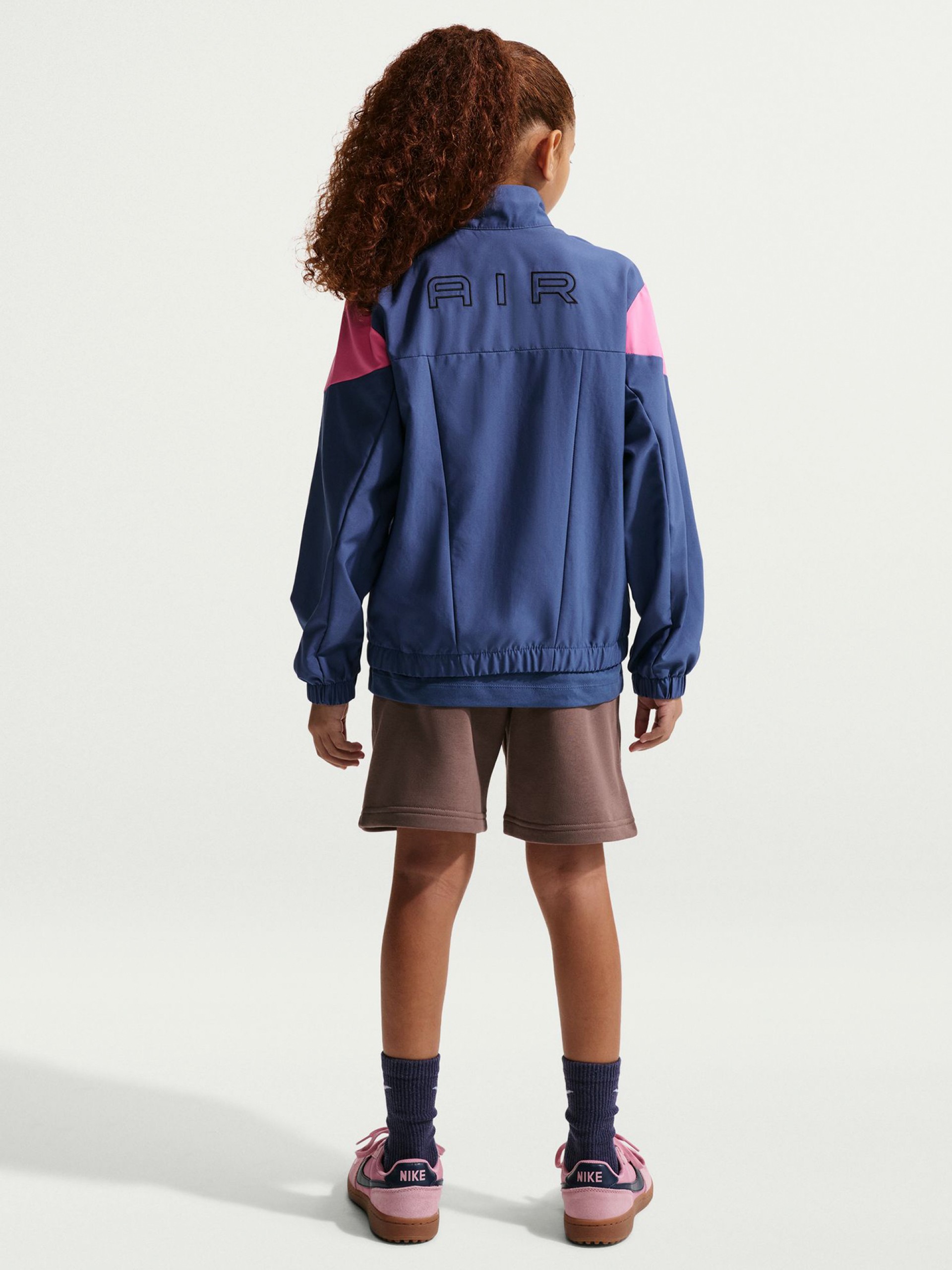 Calções de Futebol Nike Kylian Mbappé Club Fleece Júnior Castanhos