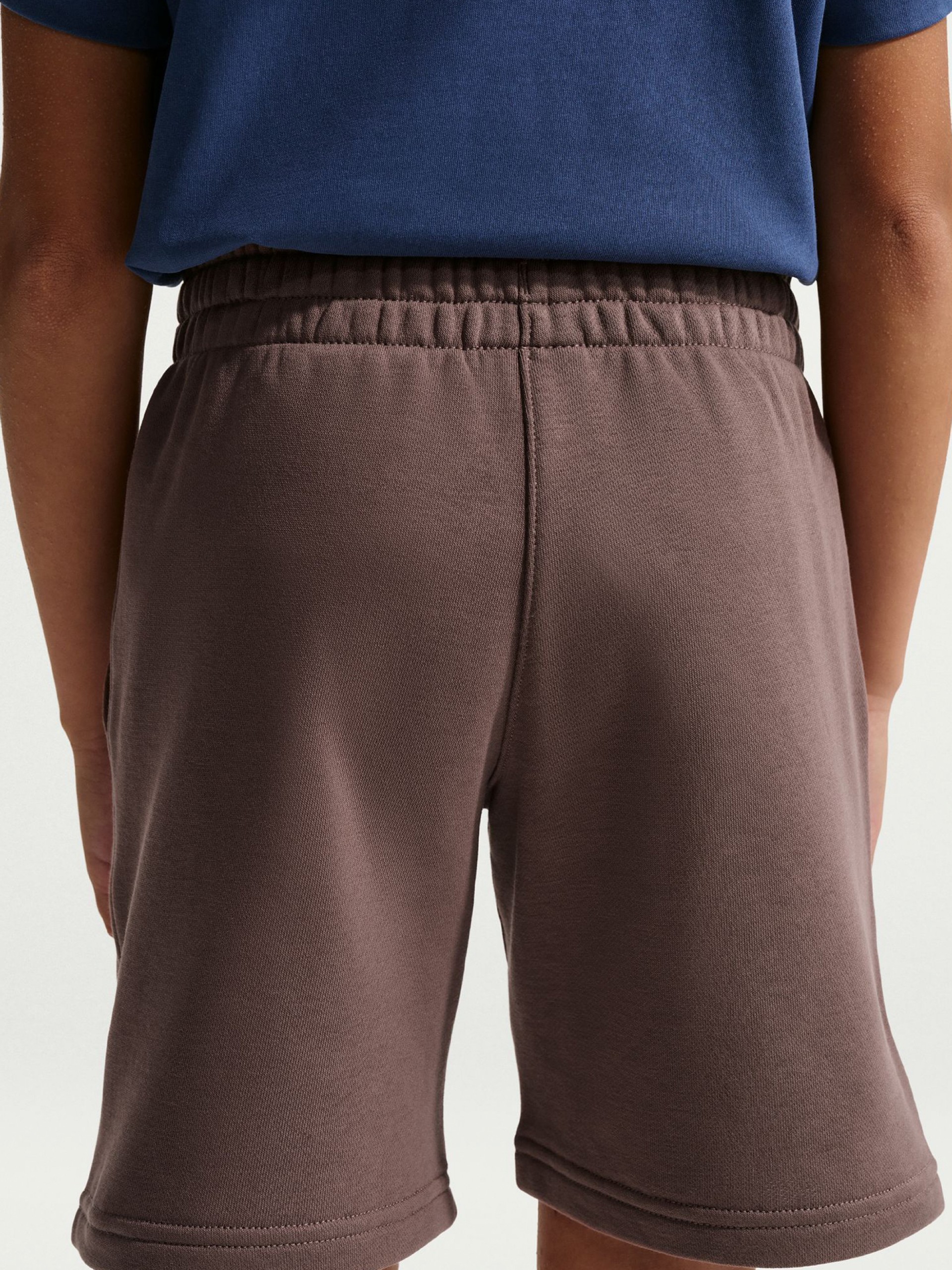 Calções de Futebol Nike Kylian Mbappé Club Fleece Júnior Castanhos