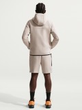Nike Tech Fleece Windrunner Beige and Black Hooded Jacket For Men