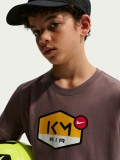 Nike Dri-FIT Kylian Mbapp� Junior Brown Football T-shirt