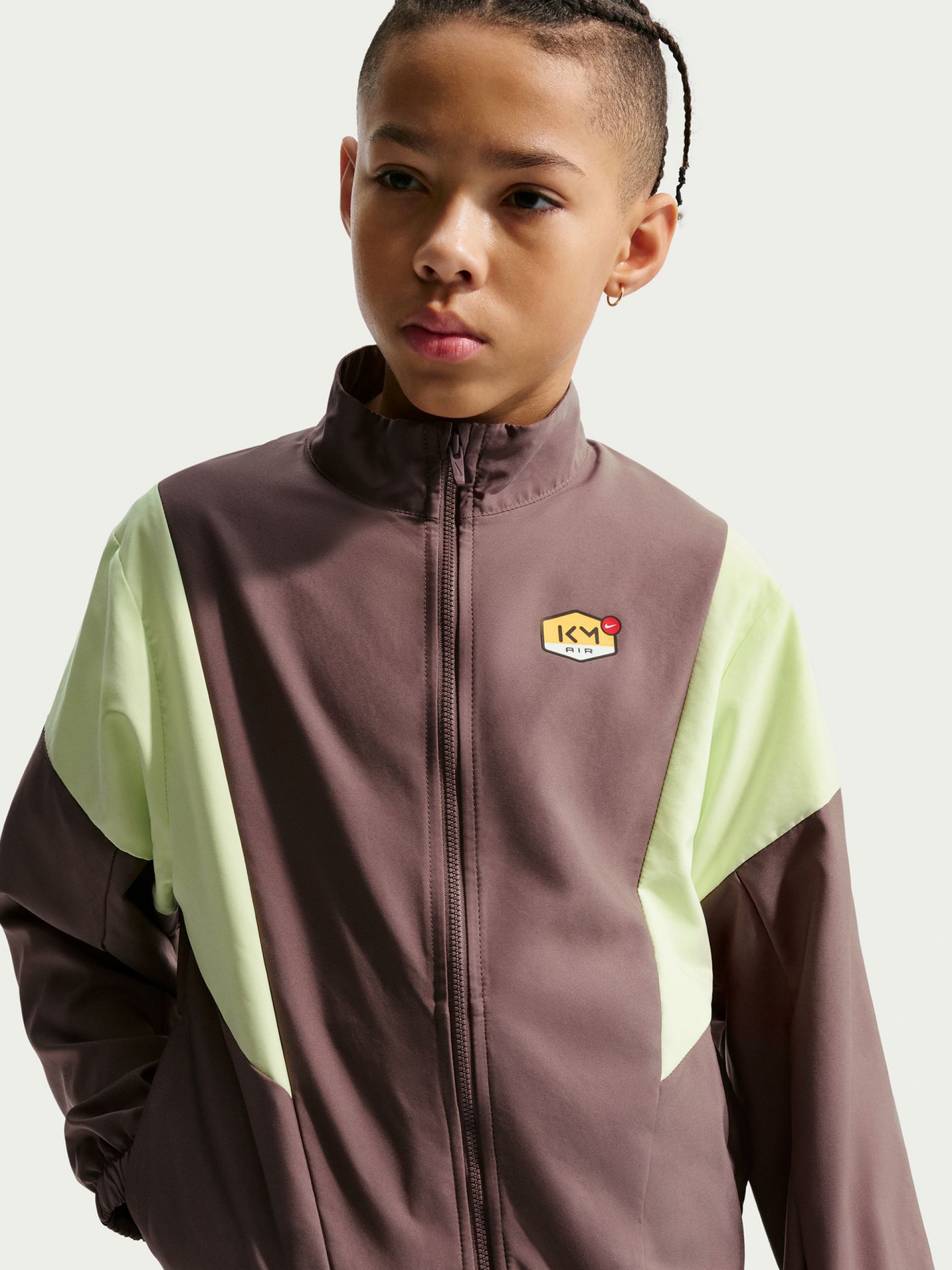 Nike Kylian Mbappé Junior Brown Football Tracksuit