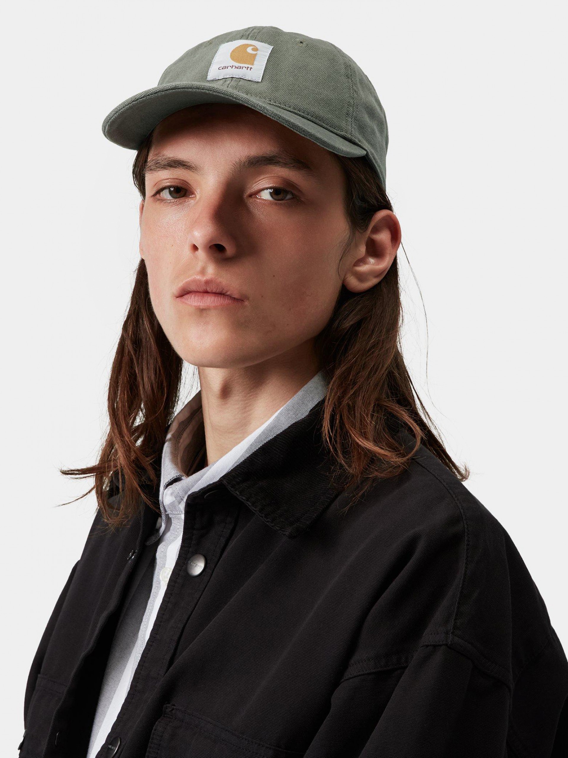 Carhartt WIP Canvas Stone Washed Green Cap