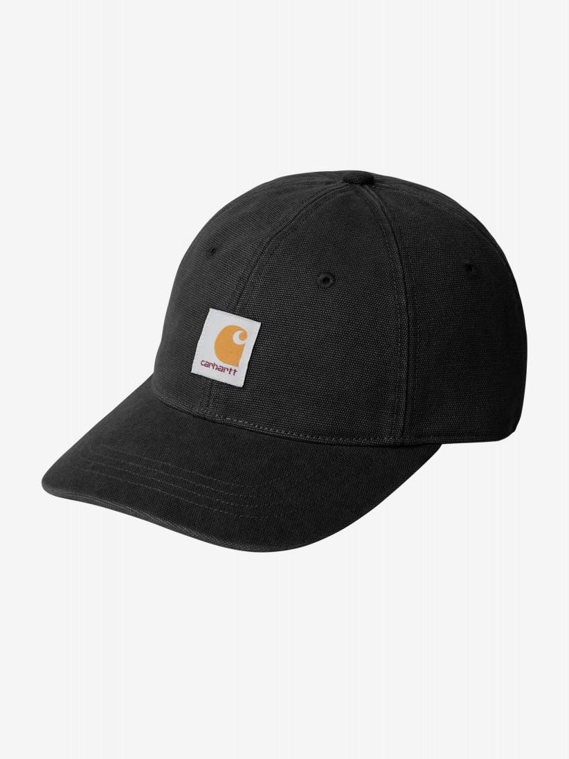 Carhartt WIP Canvas Stone Washed Black Cap