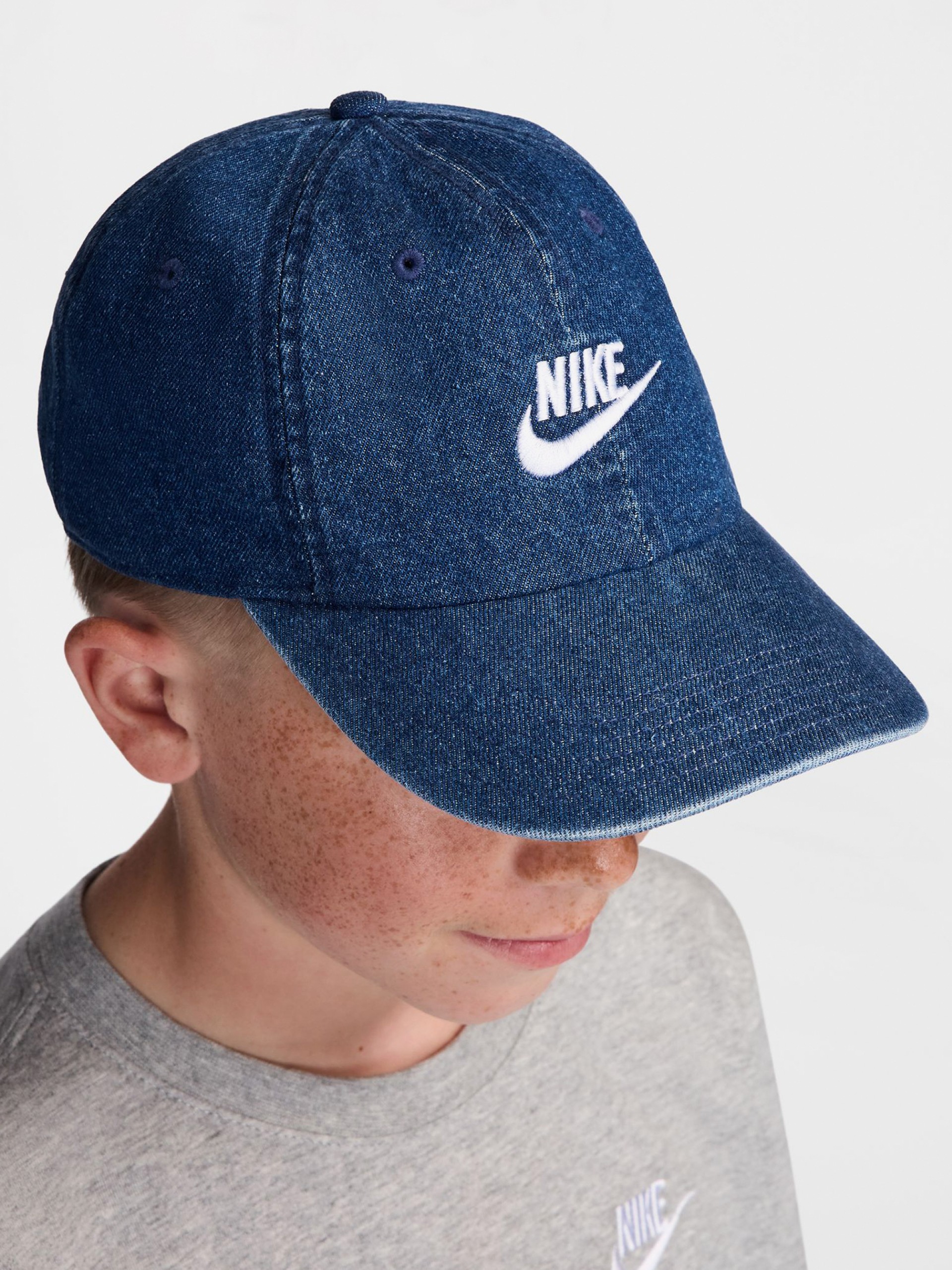 Boné de Ganga Nike Club Júnior Azul