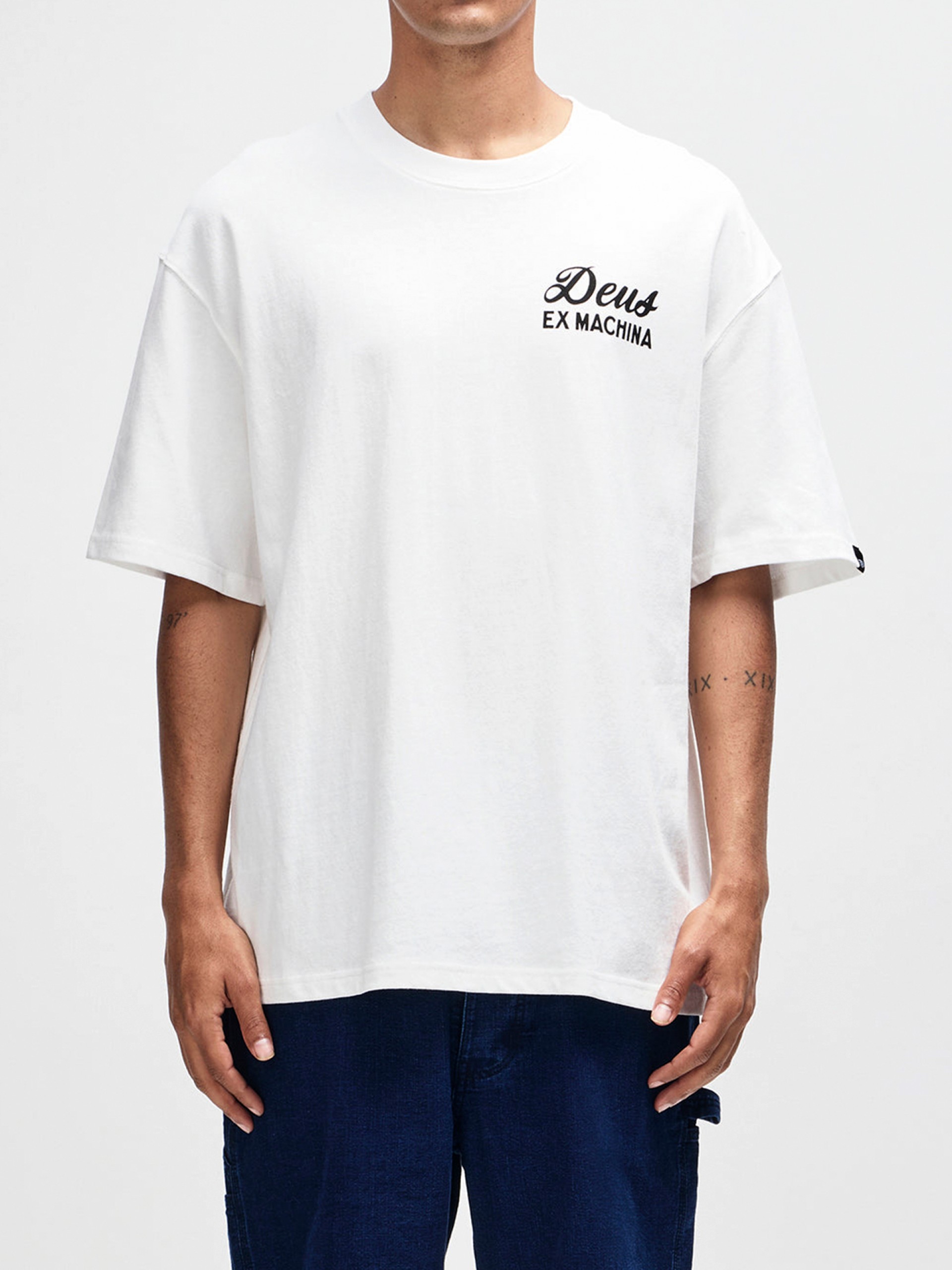 Deus Ex Machina Venice Sign White T-shirt