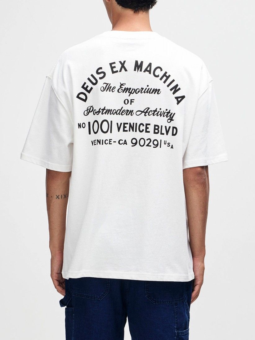 Camiseta Deus Ex Machina Venice Sign Blanca