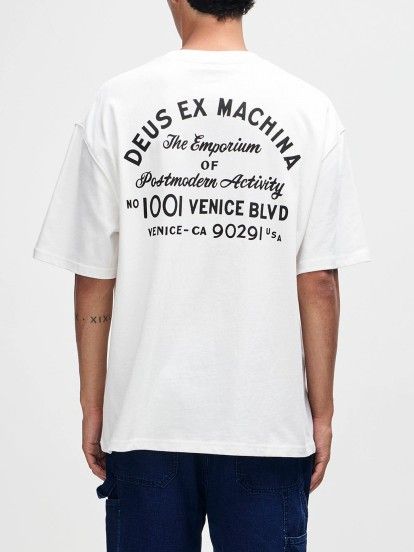 Camiseta Deus Ex Machina Venice Sign Blanca