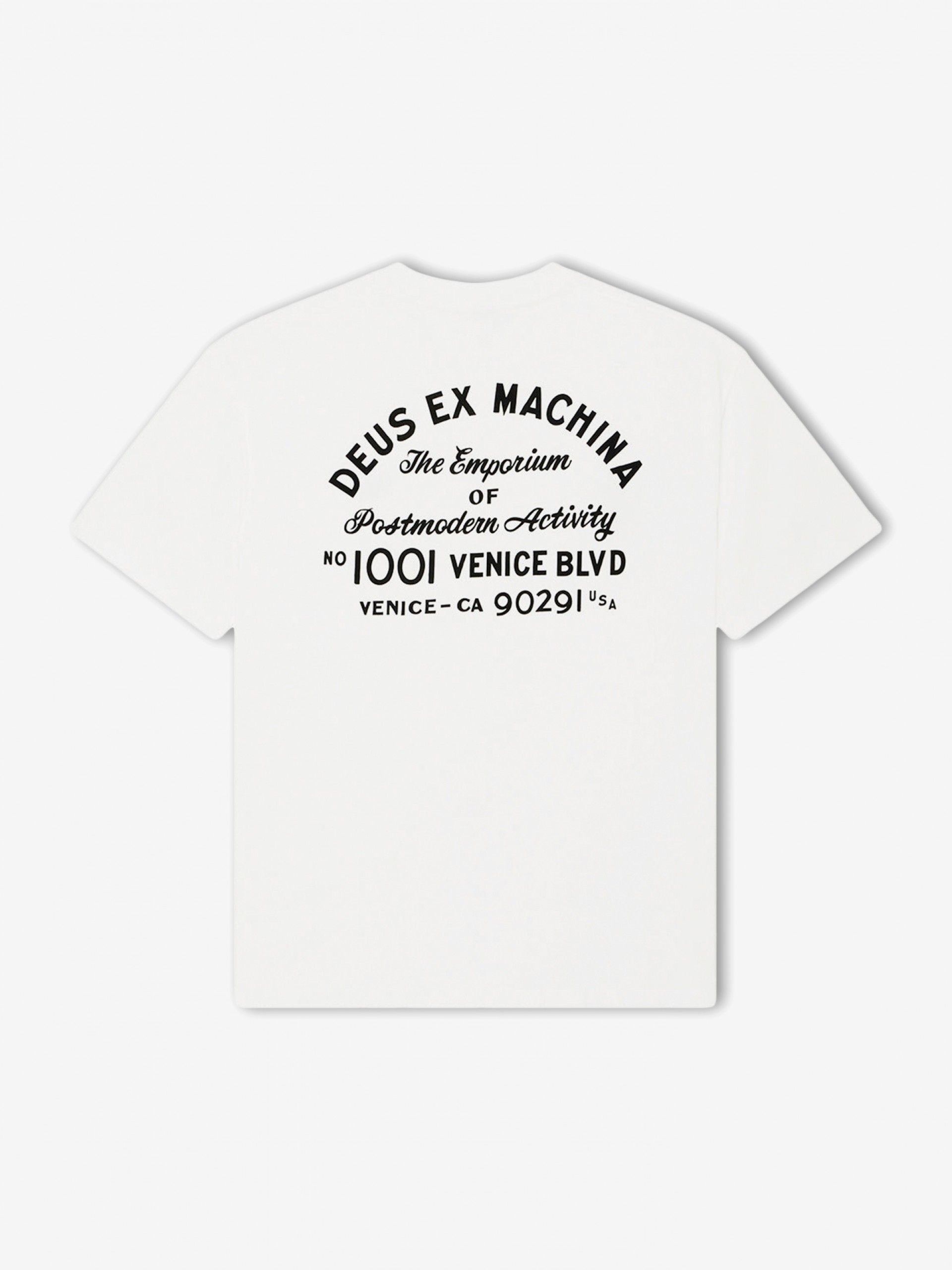 T-shirt Deus Ex Machina Venice Sign Branca