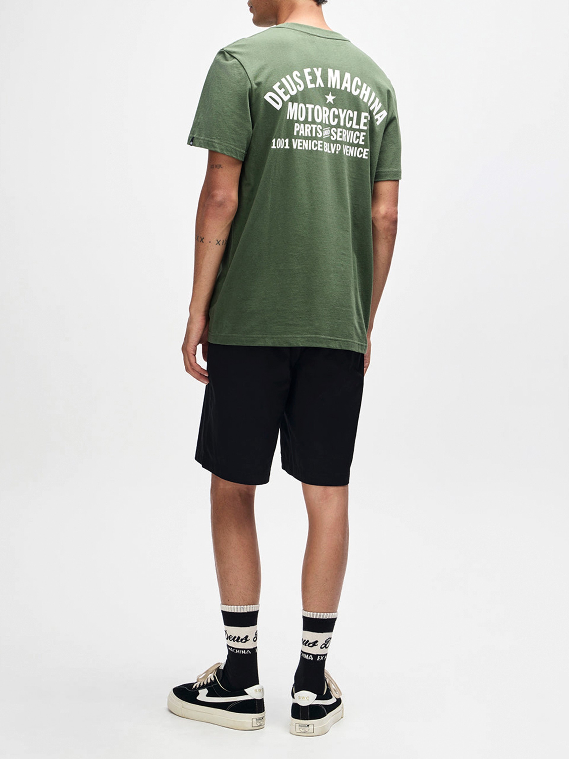 T-shirt Deus Ex Machina Venice Address Verde