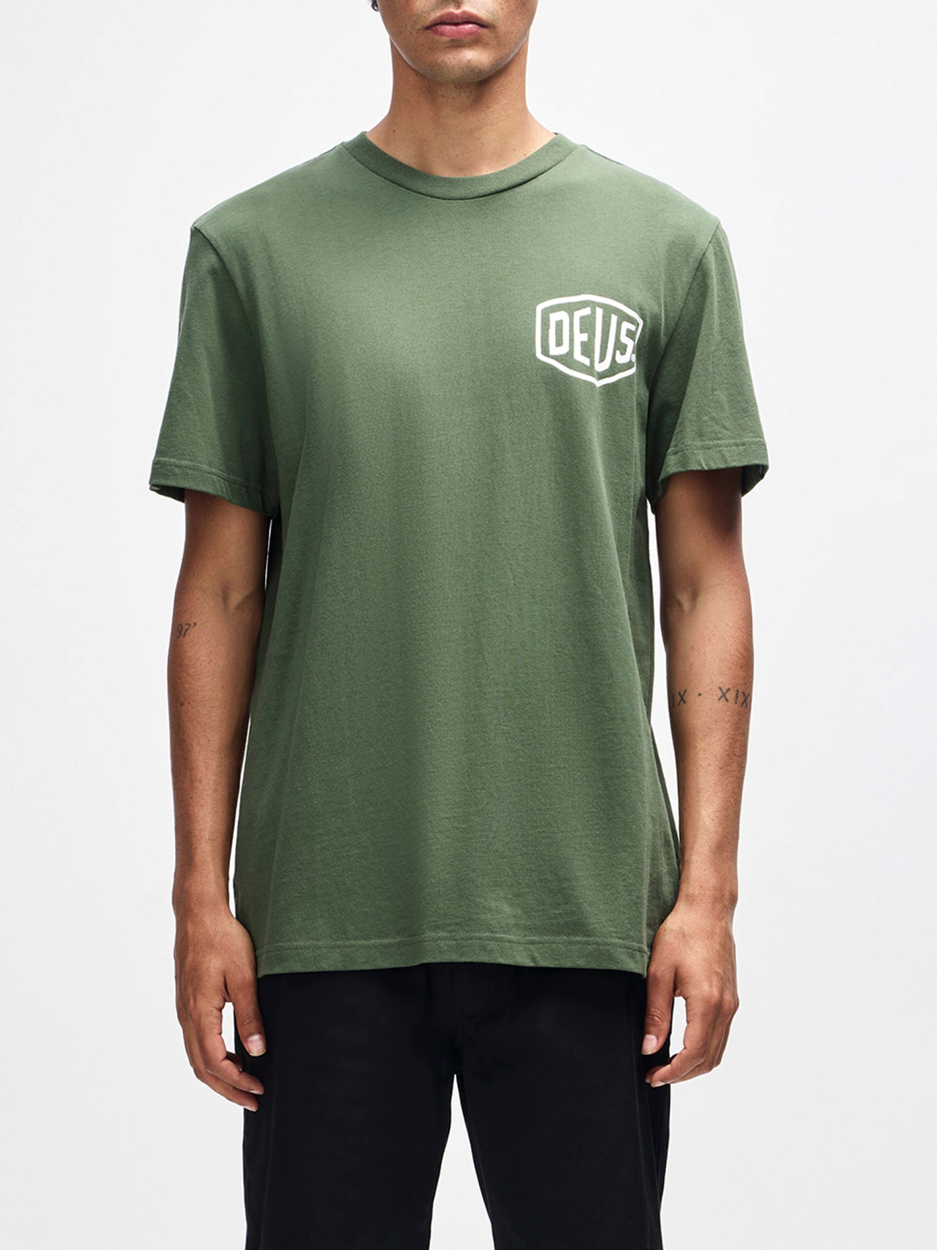 T-shirt Deus Ex Machina Venice Address Verde
