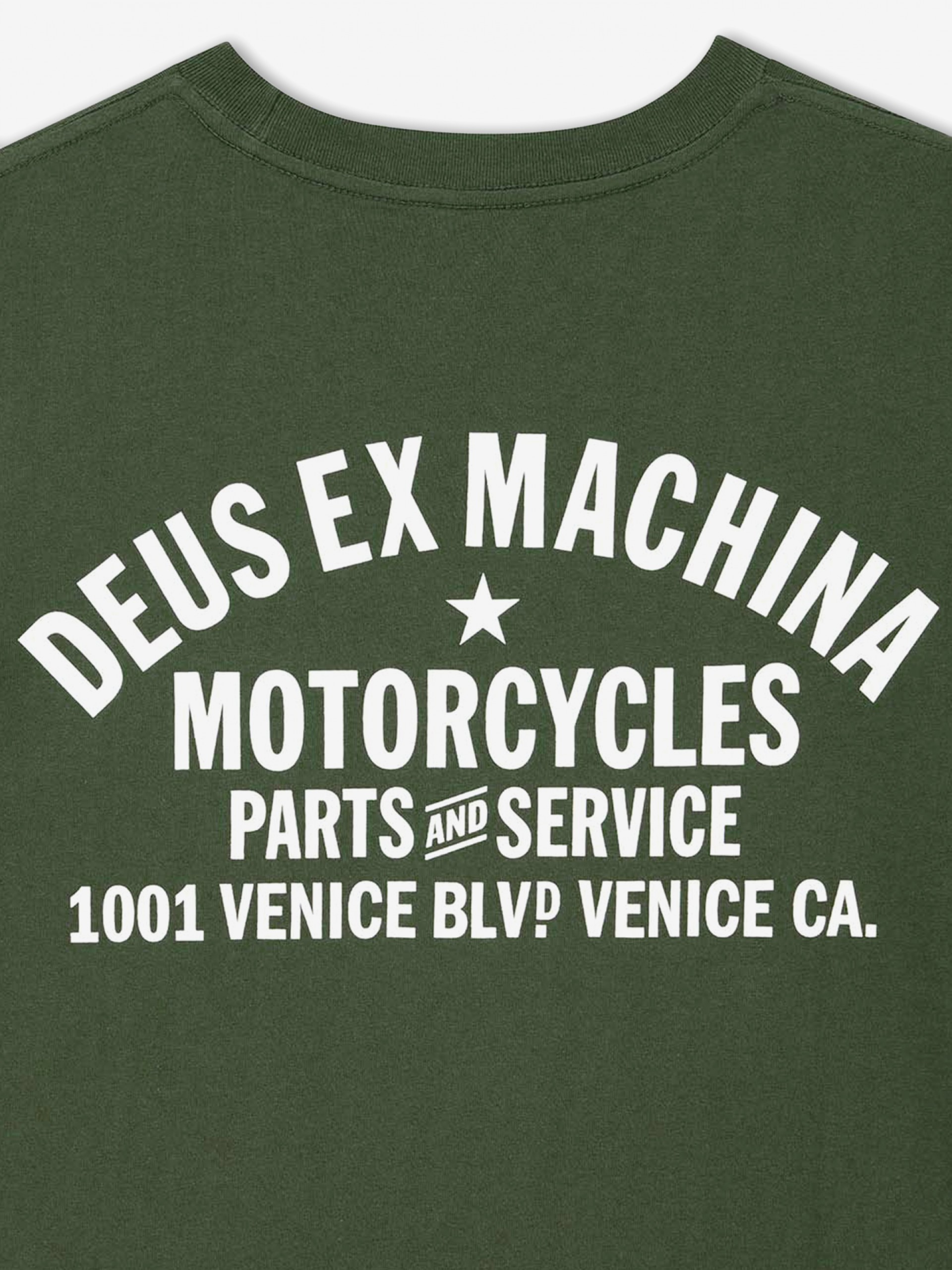 T-shirt Deus Ex Machina Venice Address Verde