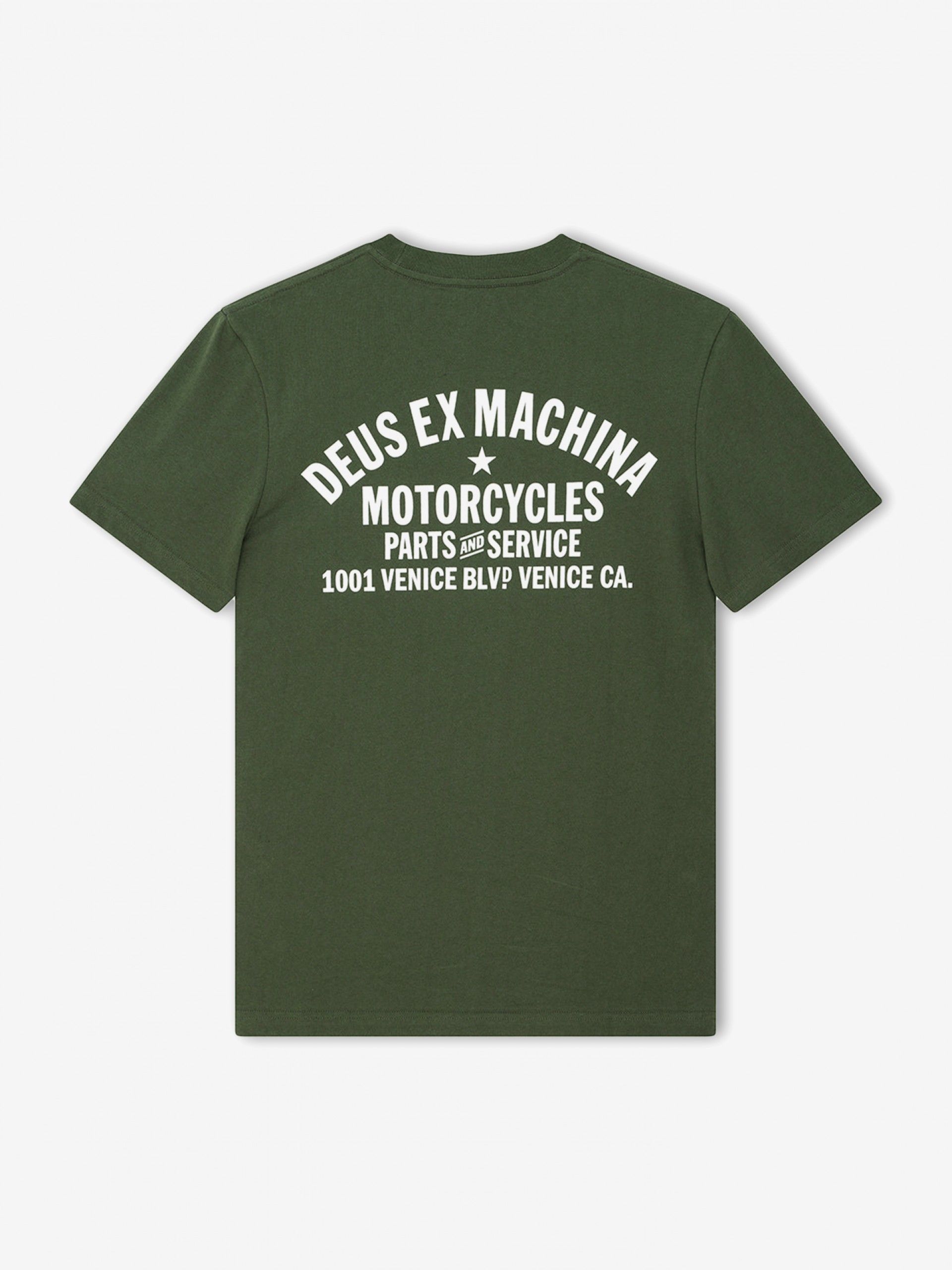 T-shirt Deus Ex Machina Venice Address Verde