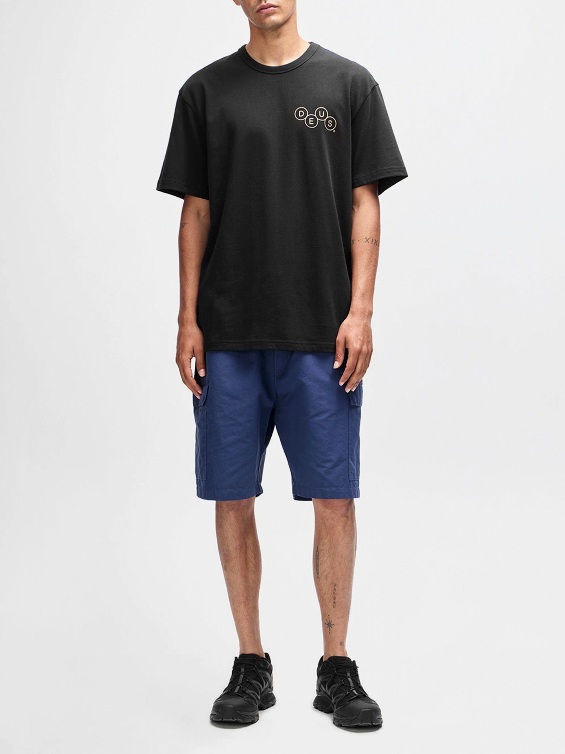 T-shirt Deus Ex Machina Mechanism Preta