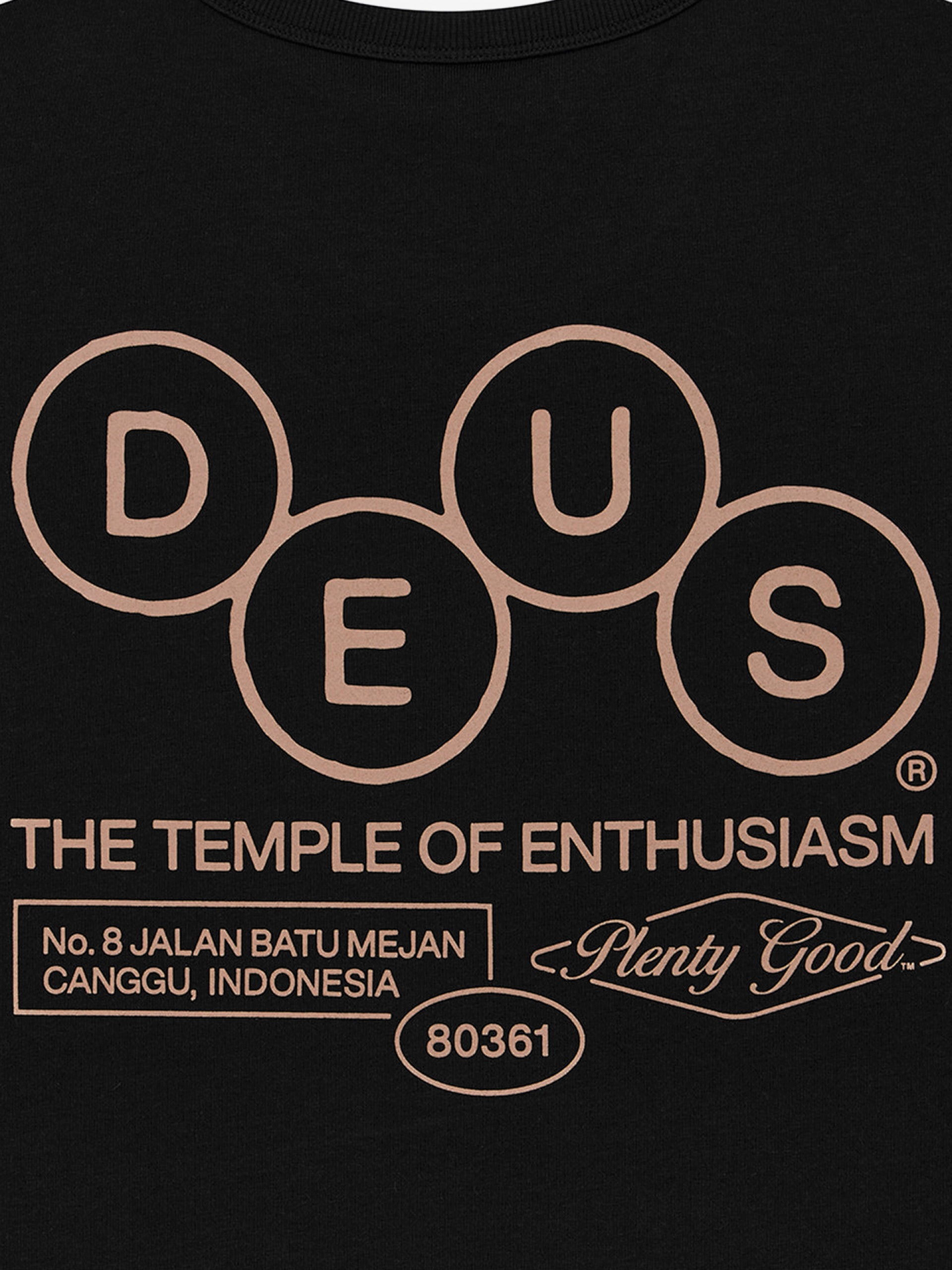 Deus Ex Machina Mechanism Black T-shirt