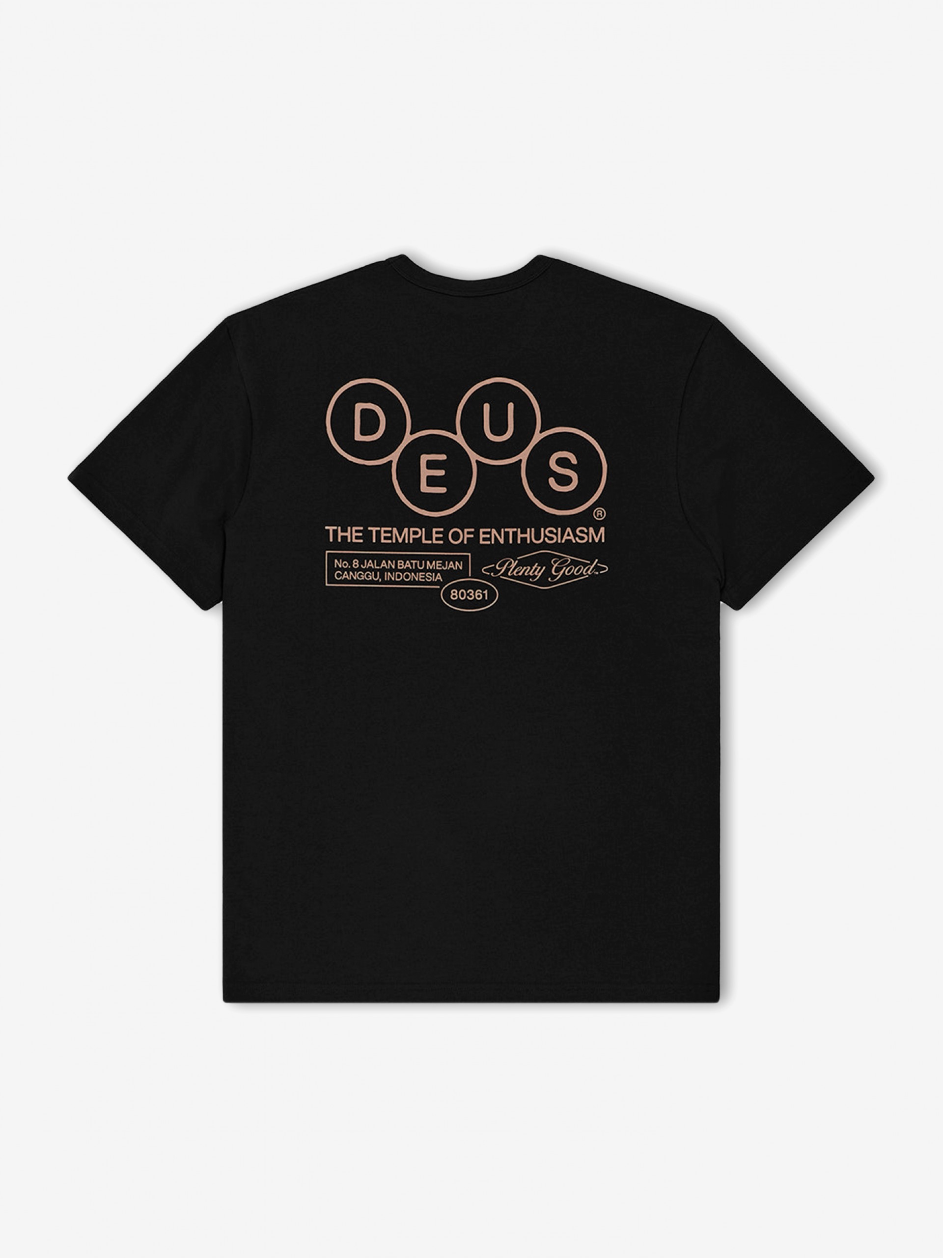 Deus Ex Machina Mechanism Black T-shirt