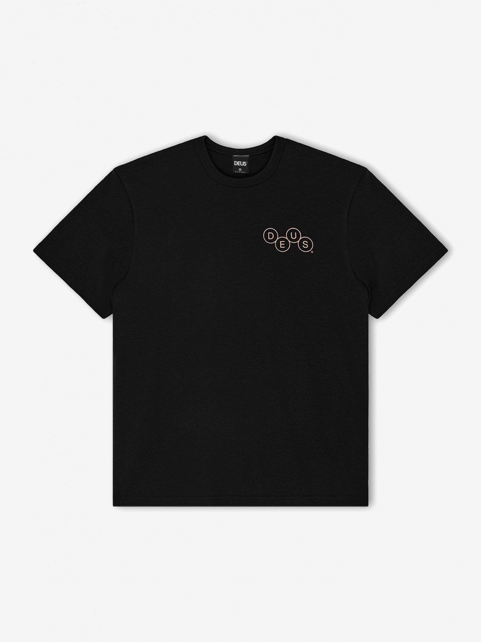 T-shirt Deus Ex Machina Mechanism Preta
