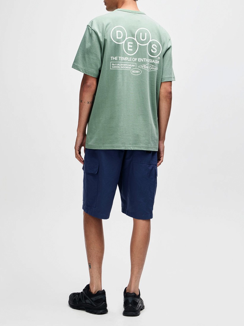 Camiseta Deus Ex Machina Mechanism Verde