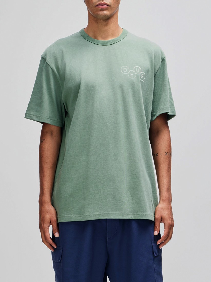 Camiseta Deus Ex Machina Mechanism Verde