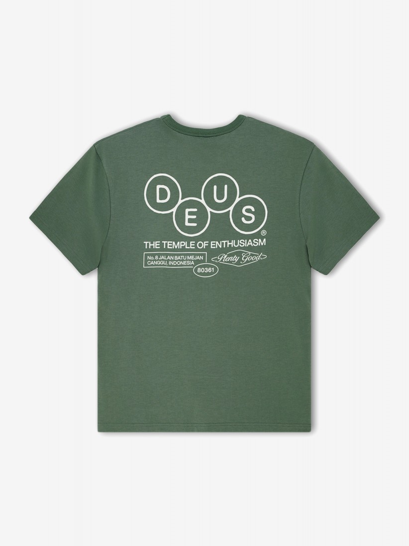 Camiseta Deus Ex Machina Mechanism Verde