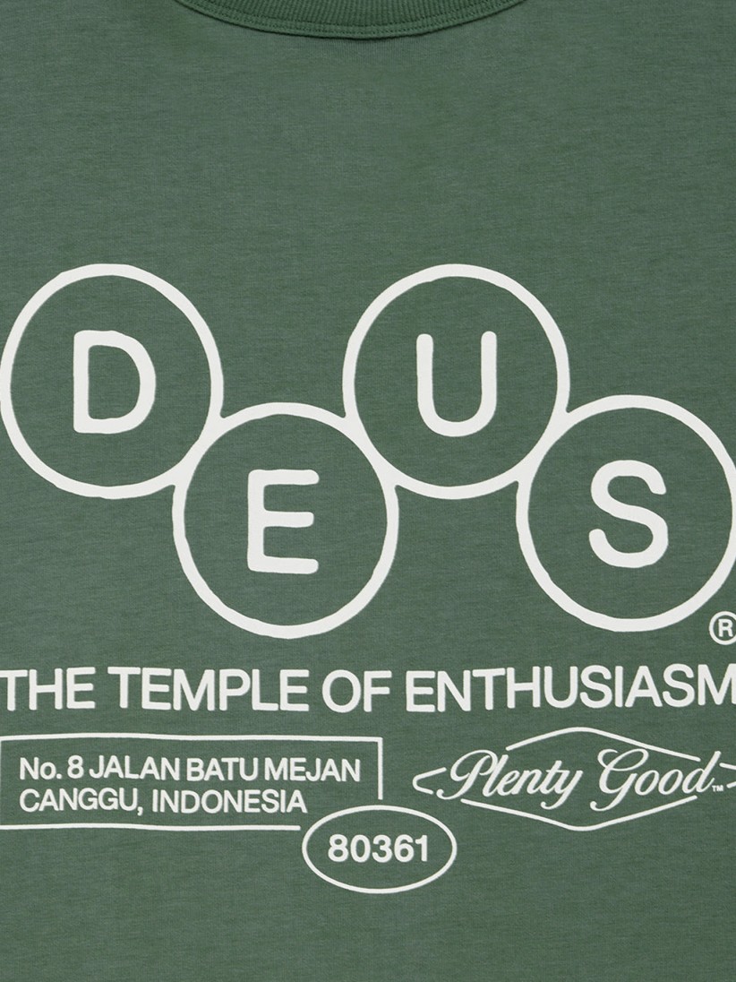 Camiseta Deus Ex Machina Mechanism Verde