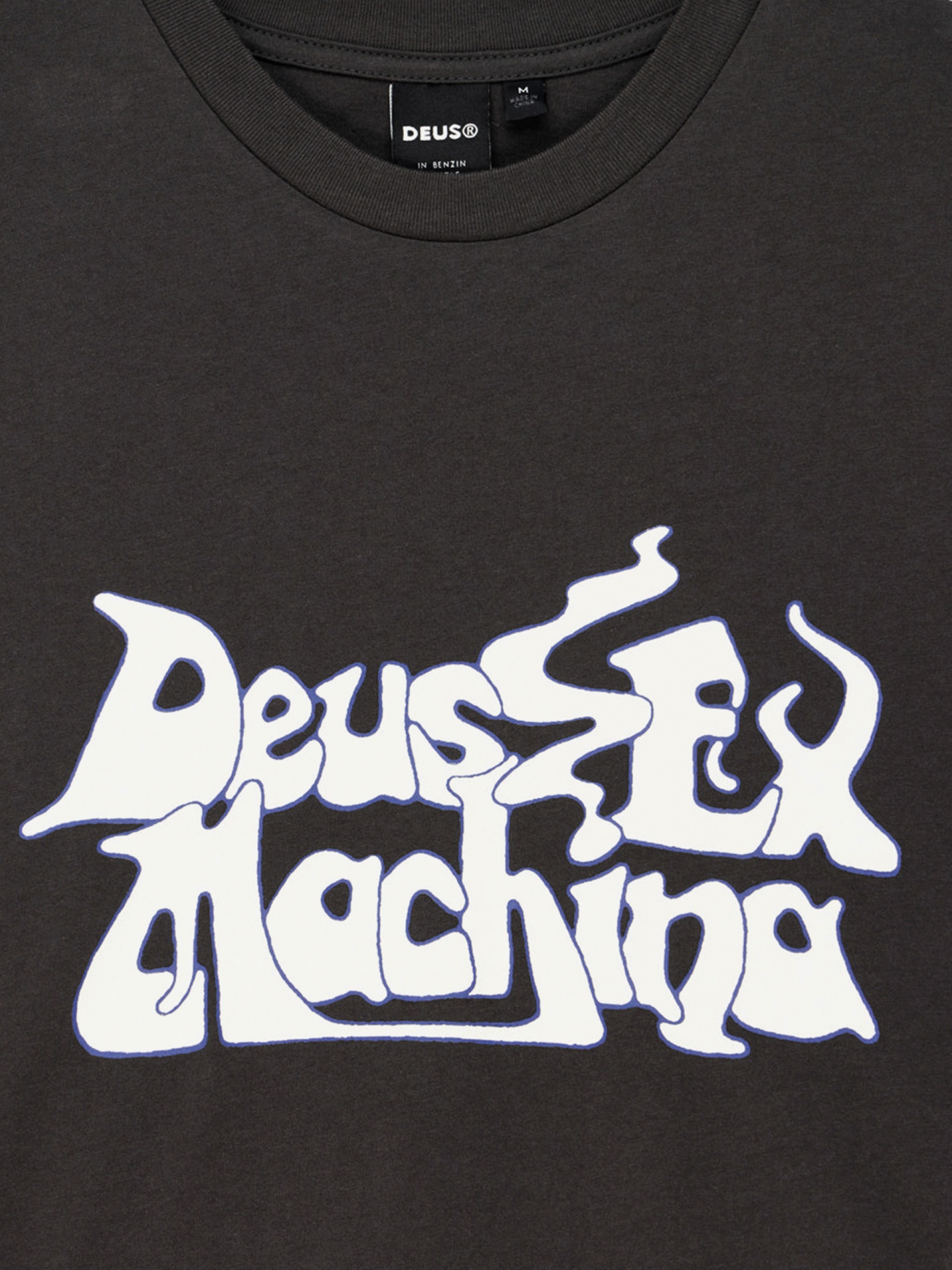 T-shirt Deus Ex Machina Smokeshow Cinzenta