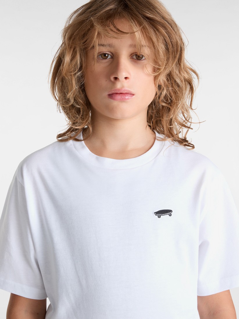 T-shirt Vans Salton Loose Kids Branca