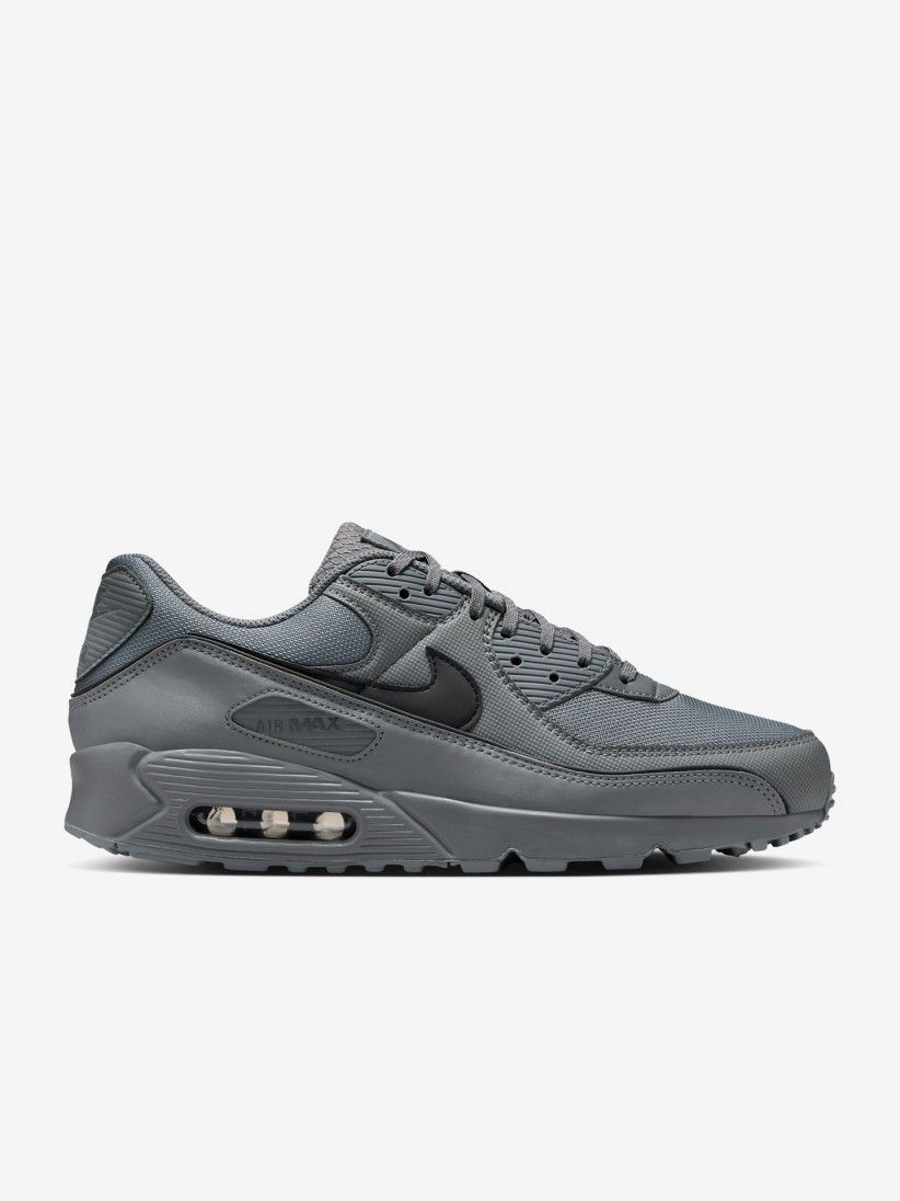 Nike Air Max 90 Premium Grey Sneakers For Men