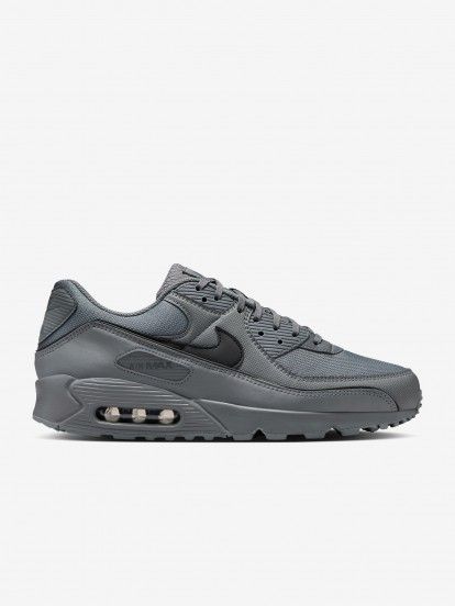 Nike Air Max 90 Premium Grey Sneakers For Men
