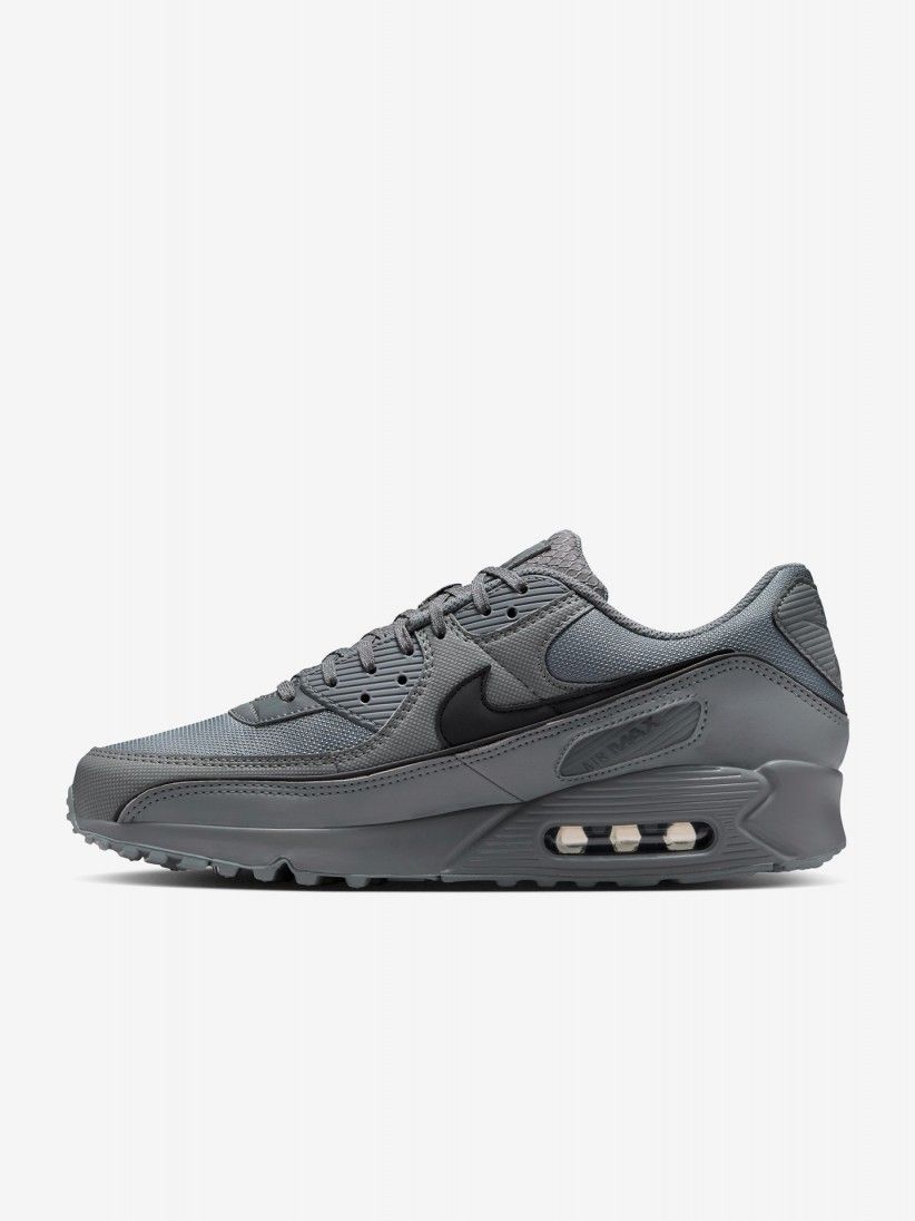 Nike Air Max 90 Premium Grey Sneakers For Men