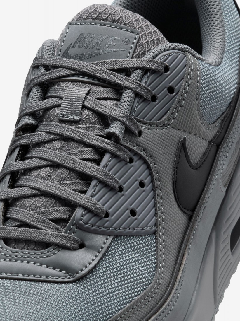 Nike Air Max 90 Premium Grey Sneakers For Men