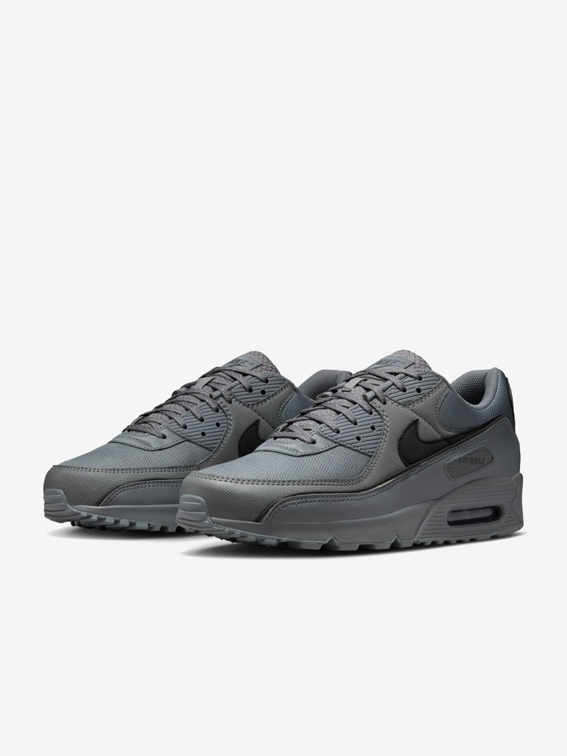 Nike Air Max 90 Premium Grey Sneakers For Men