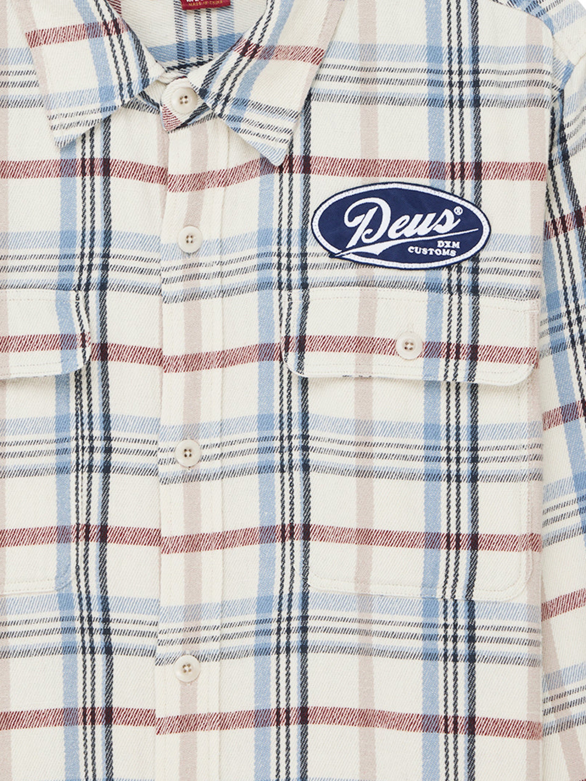 Camisa Deus Ex Machina Vacay Check Padrão Xadrez