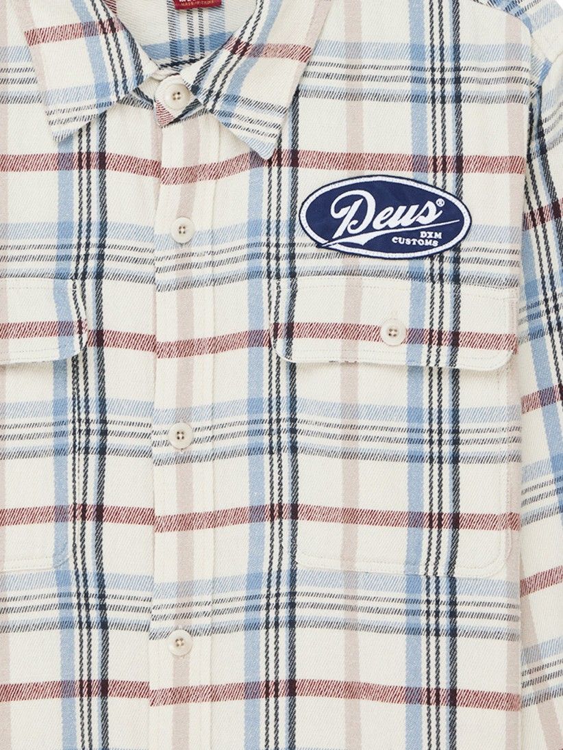 Camisa Deus Ex Machina Vacay Check Padr�o Xadrez