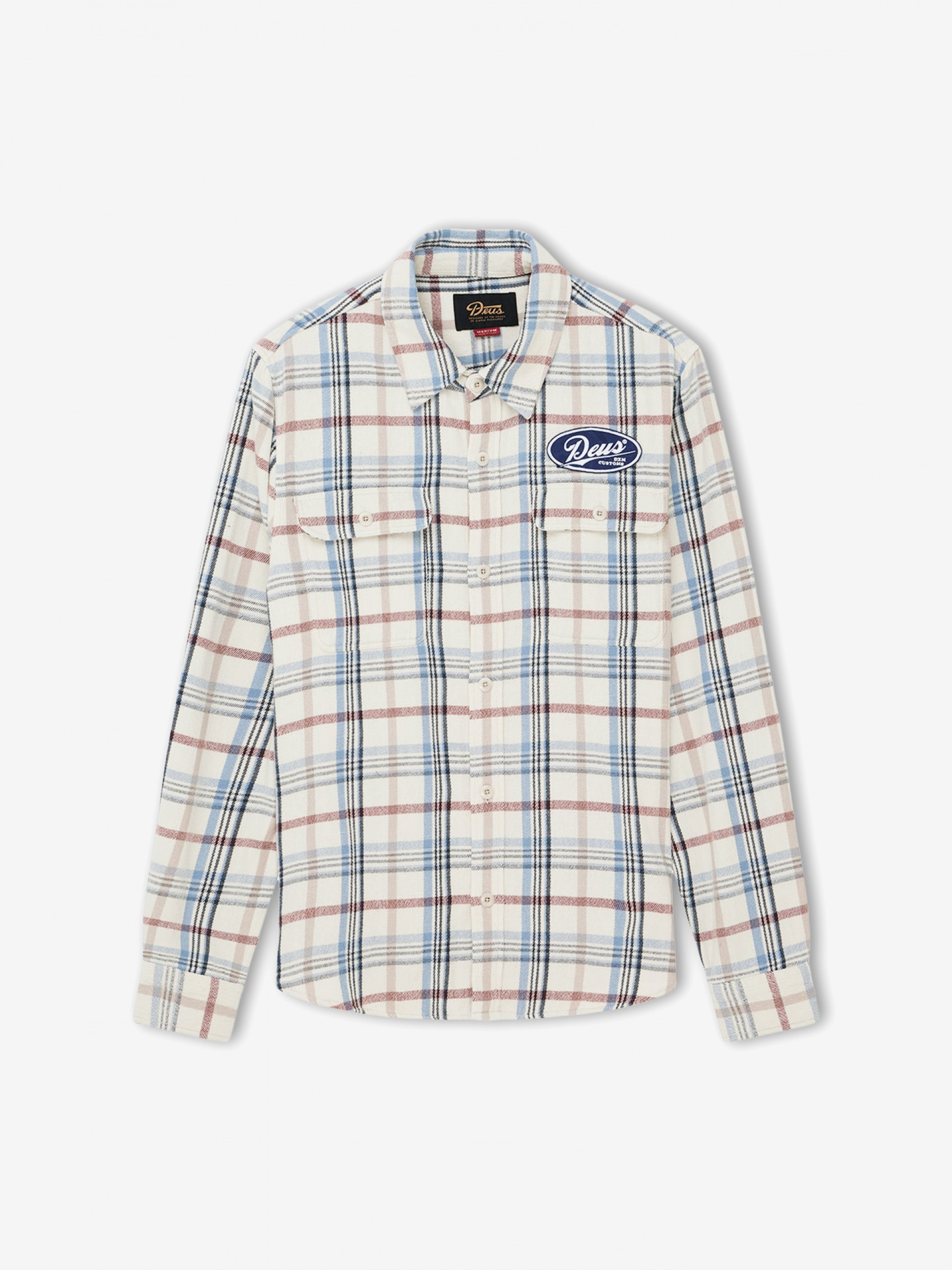 Deus Ex Machina Vacay Check Chequered Pattern Shirt