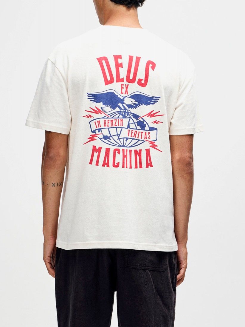 Camiseta Deus Ex Machina Claw-Some Whizz Beige
