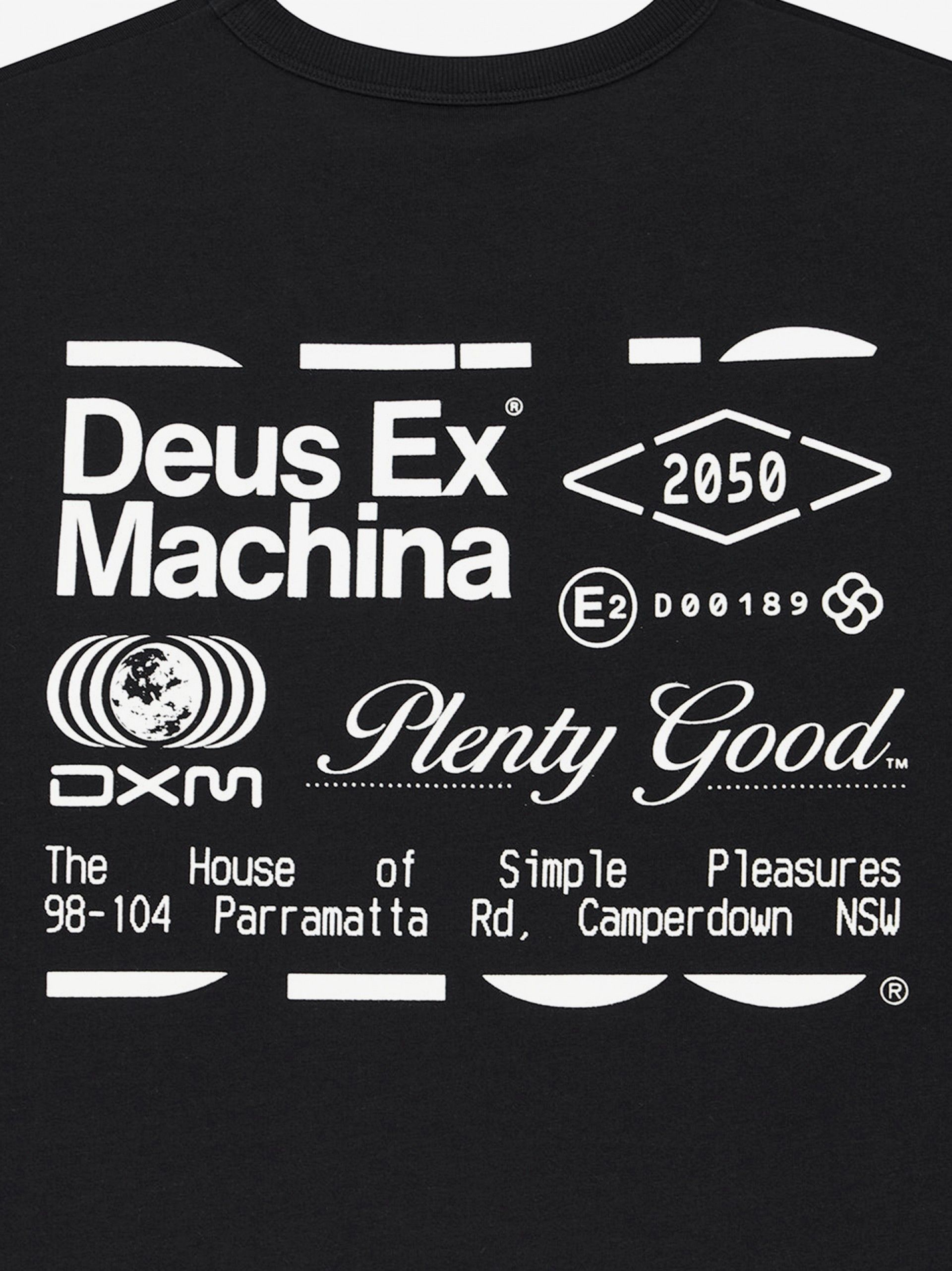 Deus Ex Machina Plenty Good Black T-shirt